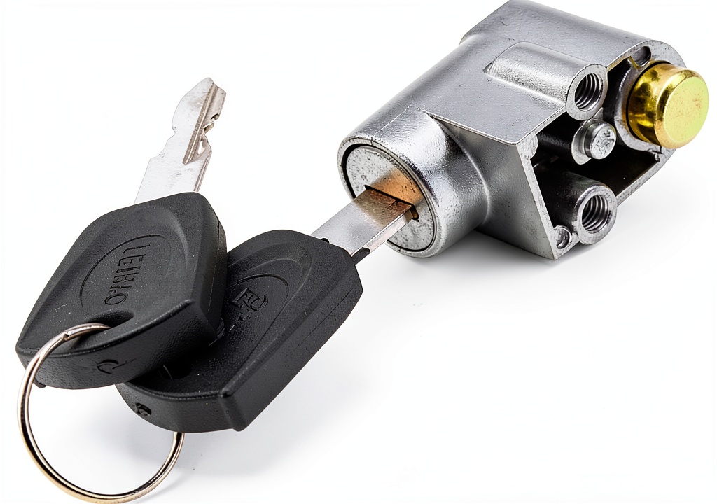 Ragyzity battery lock installed on an e‑bike battery compartment