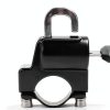 Motorcycle Helmet Lock Qziulr Anti-Theft Key Lock Aluminum Black-3