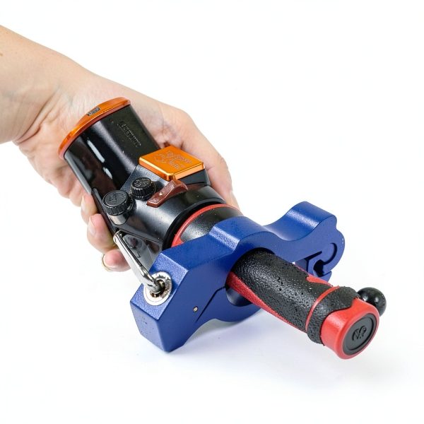 Vofstand Motorcycle Helmet Lock Anti-Theft Handlebar Key Lock Blue-5