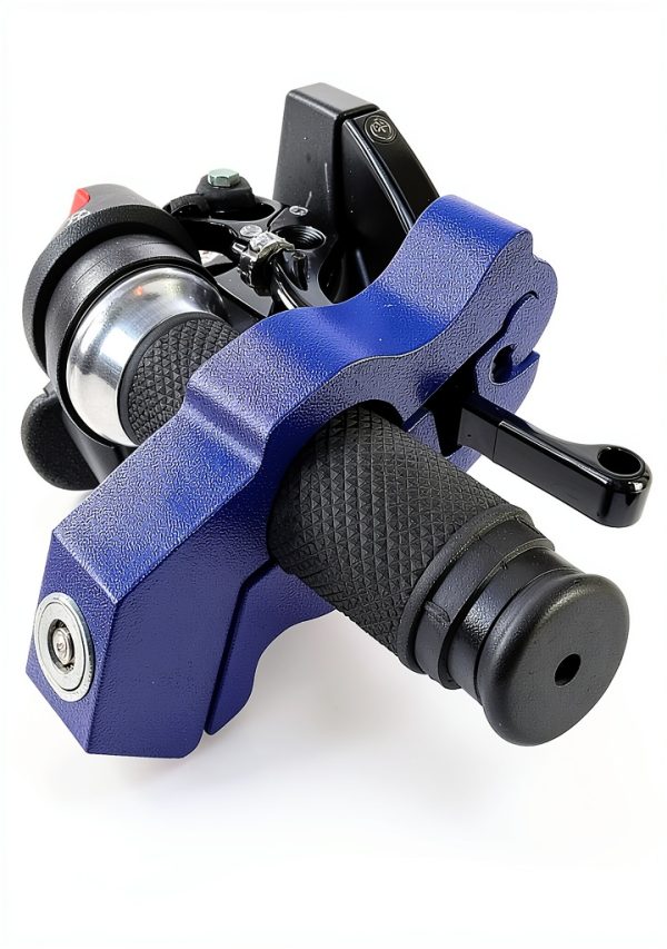 Vofstand Motorcycle Helmet Lock Anti-Theft Handlebar Key Lock Blue-0