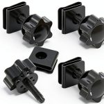 Amazicha Anti-Theft Saddlebag Lock Black for Harley-Davidson Touring-0