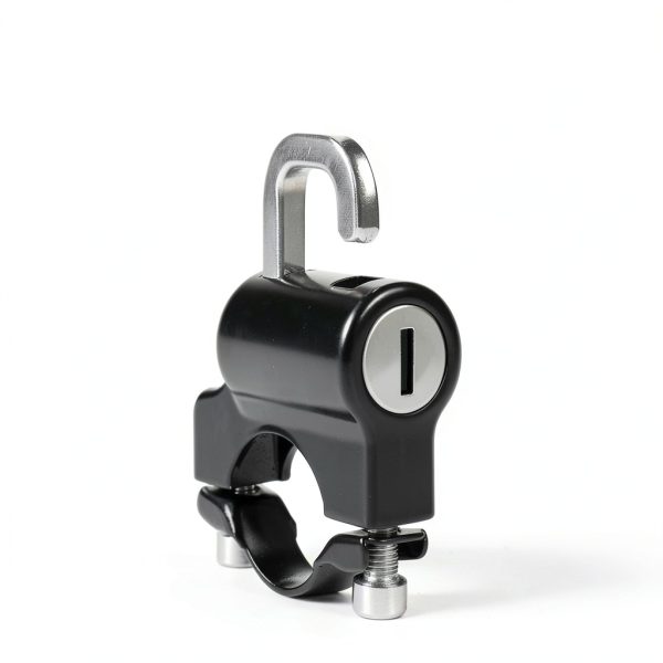 Helmet Lock AUTQVA HK301 Portable Aluminum Rim Black-3