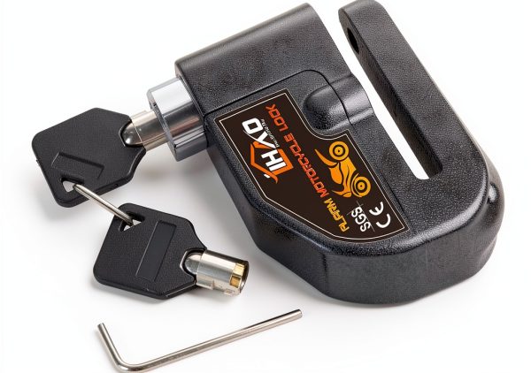 LIHAO Disc Lock Bike Anti-Theft Immobilizer Hardened Steel 110dB Alarm-2