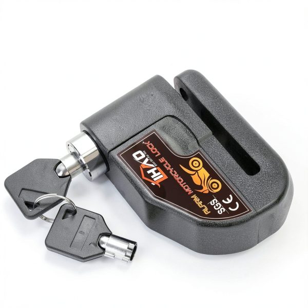 LIHAO Disc Lock Bike Anti-Theft Immobilizer Hardened Steel 110dB Alarm-3