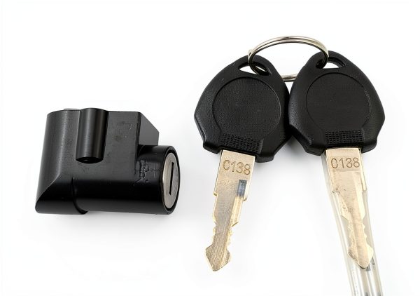 ZWDZ Aluminum Battery Lock for E Bike with Ignition Key Switch 2700873-6