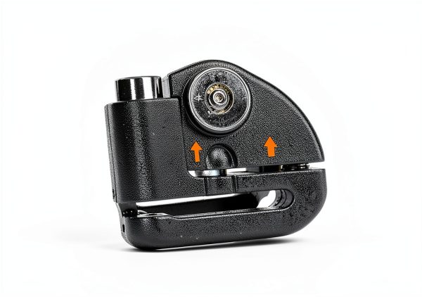 LIHAO Disc Lock Bike Anti-Theft Immobilizer Hardened Steel 110dB Alarm-4