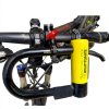 Ulock Holder for Bicycle U-Locks by THE GATOR - Aluminum Clamp, Black-2