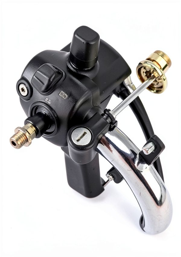 Helmet Lock AUTQVA HK301 Portable Aluminum Rim Black-2
