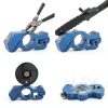 Vofstand Motorcycle Helmet Lock Anti-Theft Handlebar Key Lock Blue-3