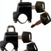 Helmet Lock AUTQVA HK301 Portable Aluminum Rim Black-0