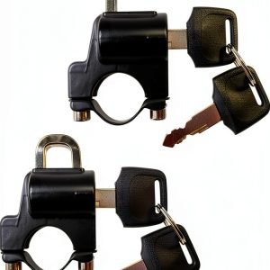 Helmet Lock AUTQVA HK301 Portable Aluminum Rim Black-0