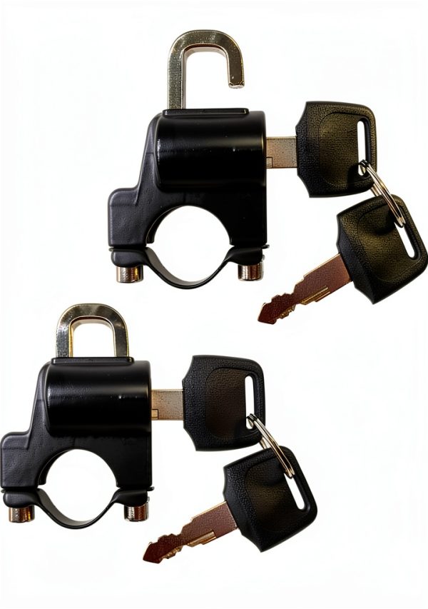 Helmet Lock AUTQVA HK301 Portable Aluminum Rim Black-0