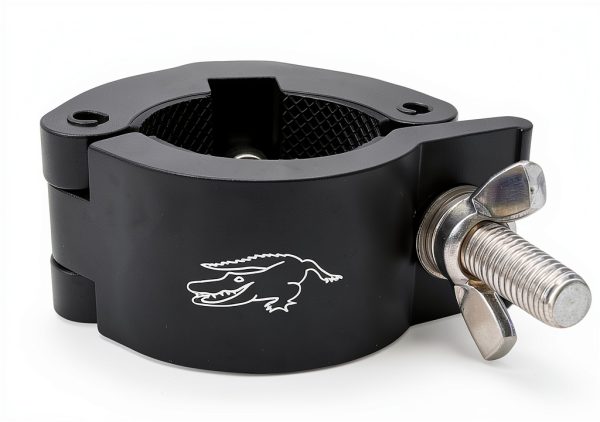 Ulock Holder for Bicycle U-Locks by THE GATOR - Aluminum Clamp, Black-4