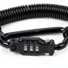Helmet Cable Lock Little World LW-001 Black 1.8M Adjustable Secure-5