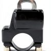 Motorcycle Helmet Lock Qziulr Anti-Theft Key Lock Aluminum Black-4