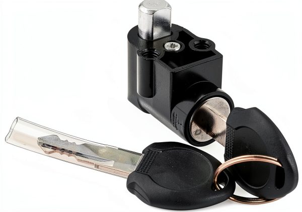 ZWDZ Aluminum Battery Lock for E Bike with Ignition Key Switch 2700873-5