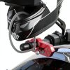 Motorcycle Lock Oasser Handlebar and Helmet Combo CM-9 Red-1