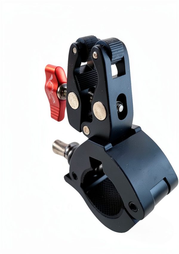 Ulock Holder for Bicycle U-Locks by THE GATOR - Aluminum Clamp, Black-3