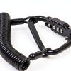 Helmet Cable Lock Little World LW-001 Black 1.8M Adjustable Secure-1