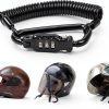 Helmet Cable Lock Little World LW-001 Black 1.8M Adjustable Secure-3