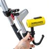 Ulock Holder for Bicycle U-Locks by THE GATOR - Aluminum Clamp, Black-6