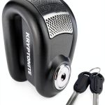 Kryptonite Alarm Disc Motorcycle Lock with 120dB Alarm Black-0