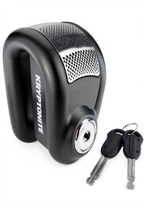 Kryptonite Alarm Disc Motorcycle Lock with 120dB Alarm Black-0