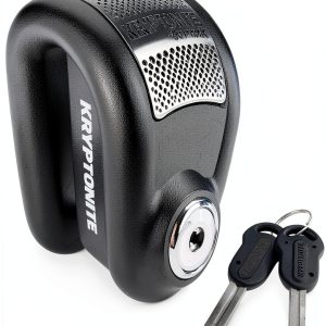 Kryptonite Alarm Disc Motorcycle Lock with 120dB Alarm Black-0
