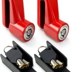QWORK Motorcycle Bike Anti-Theft Wheel Disc Brake Lock, 2 Pack Safety Disc Wheel Lock with Keys, Keyed Differently Mountain Road Bike Padlock-0
