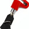QWORK Motorcycle Bike Anti-Theft Wheel Disc Brake Lock, 2 Pack Safety Disc Wheel Lock with Keys, Keyed Differently Mountain Road Bike Padlock-7