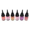 6pcs Colored UV Resin Fast Curing Aluminum Foil Sealing UV Glue Pens, 10ml Each, Jewelry Crafts (Red Series)-3